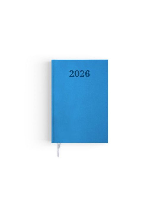 AGENDA EMBOITE PREMIUM 2026 - MINI 90 x 165 mm - COUVERTURE ANTHRACITE - SANS MARQUAGE