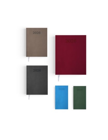 AGENDA EMBOITE PREMIUM 2026 - MINI 90 x 165 mm - COUVERTURE ANTHRACITE - SANS MARQUAGE 2
