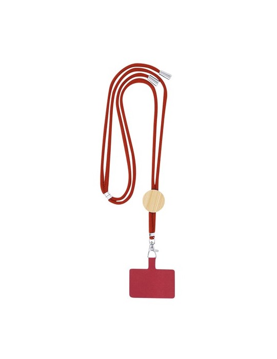 Lanyard Support Thorne Matières : bambou Couleurs : blanc cadeau collaborateur premium