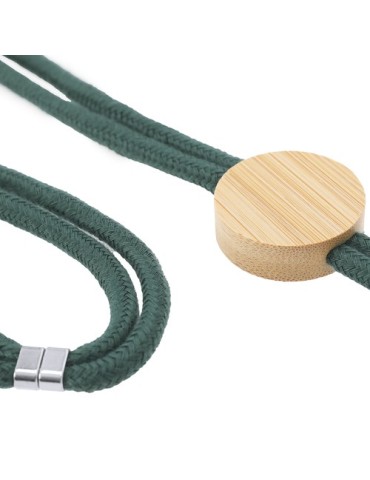 Lanyard Support Thorne Matières : bambou Couleurs : noir objet promo petit budget