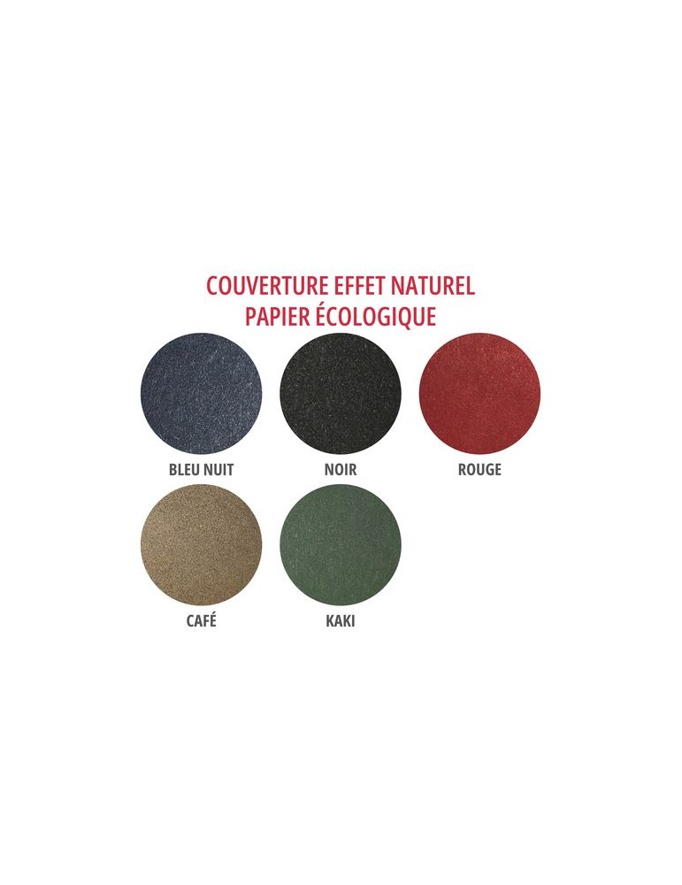 AGENDA EMBOITE NATUREL 2026 - MINI 90 x 165 mm - COUVERTURE BLEUE NUIT - SANS MARQUAGE