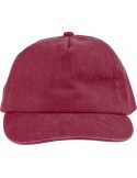 Casquette en coton 240 g/m2 Liora Matières : coton Couleurs : bordeaux personnalisable avec votre logo