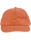 Casquette en coton 240 g/m2 Liora Matières : coton Couleurs : orange impression haute définition