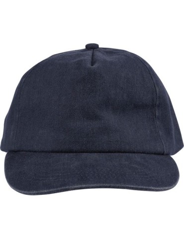 Casquette en coton 240 g/m2 Liora Matières : coton Couleurs : bleu cadeau entreprise pas cher