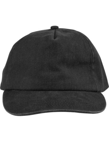 Casquette en coton 240 g/m2 Liora Matières : coton Couleurs : noir marquage laser ultra précis