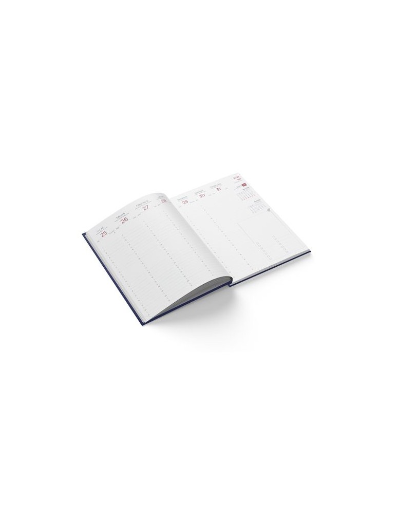 AGENDA EMBOITE HARMONIE 2026 - MINI 90 x 165 mm - COUVERTURE KAKI AVEC PELLICULAGE SOFT TOUCH - SANS MARQUAGE