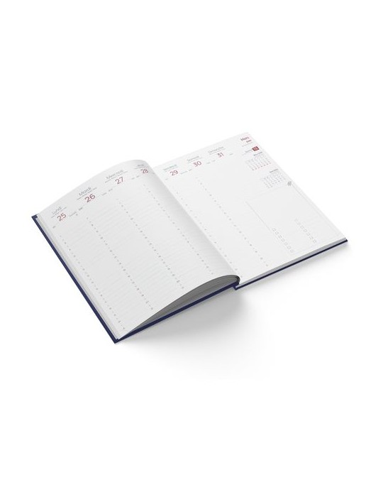 AGENDA EMBOITE HARMONIE 2026 - MINI 90 x 165 mm - COUVERTURE KAKI AVEC PELLICULAGE SOFT TOUCH - SANS MARQUAGE