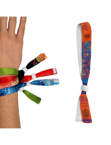 BRACELET INVIOLABLE EN SATIN - SUBLIMATION 1 FACE