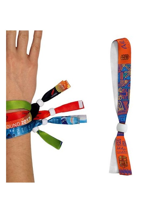 BRACELET INVIOLABLE EN SATIN - SUBLIMATION 1 FACE