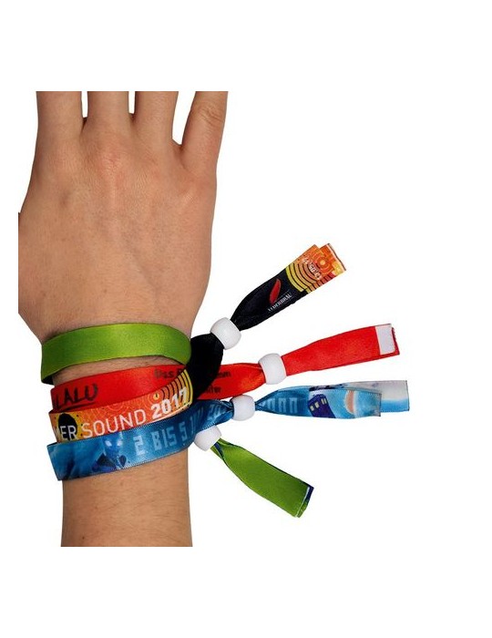 BRACELET INVIOLABLE EN SATIN - SUBLIMATION 1 FACE
