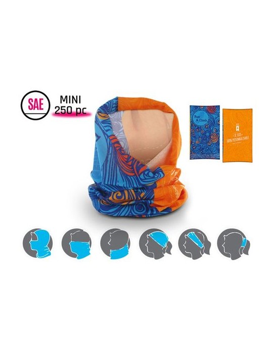 TOUR DE COU MULTIFONCTION MICROFIBRE