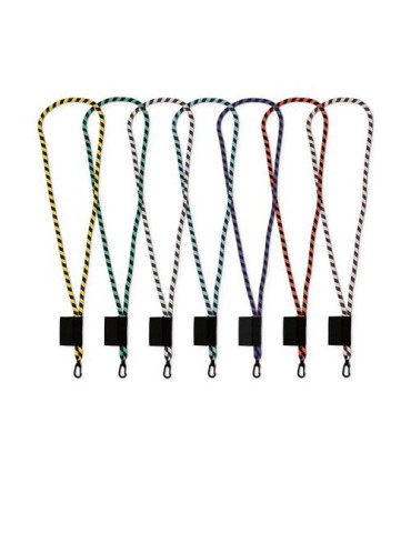 CORDON TOUR DE COU / LANAYRD TUBULAIRE TISSEE 2 COULEURS 2