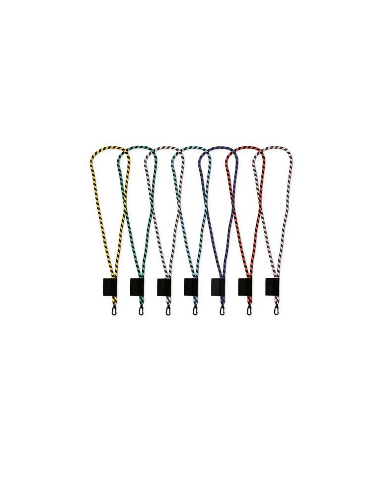 CORDON TOUR DE COU / LANAYRD TUBULAIRE TISSEE 2 COULEURS