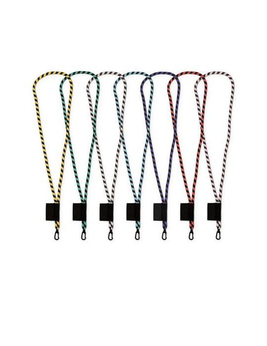 CORDON TOUR DE COU / LANAYRD TUBULAIRE TISSEE 2 COULEURS