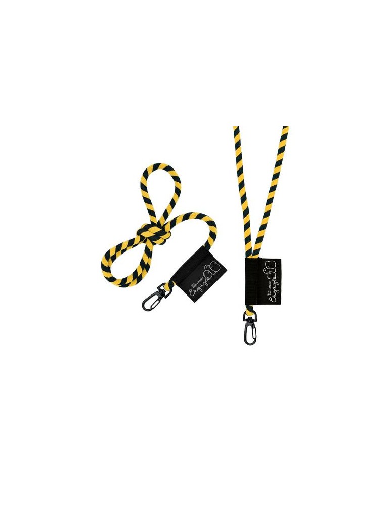 CORDON TOUR DE COU / LANAYRD TUBULAIRE TISSEE 2 COULEURS