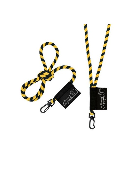 CORDON TOUR DE COU / LANAYRD TUBULAIRE TISSEE 2 COULEURS