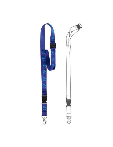 CORDON TOUR DE COU ANTI-ETRANGLEMENT / LANYARD 2X85+10 CM