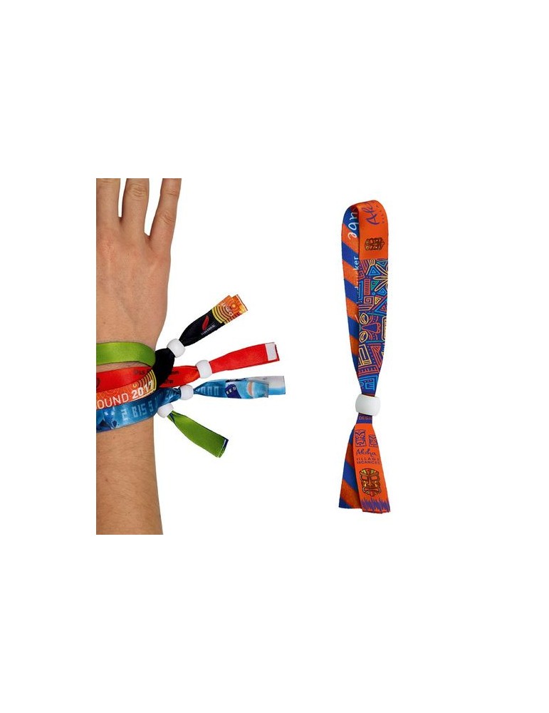 BRACELET INVIOLABLE EN SATIN - SUBLIMATION 2 FACES