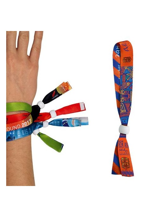 BRACELET INVIOLABLE EN SATIN - SUBLIMATION 2 FACES