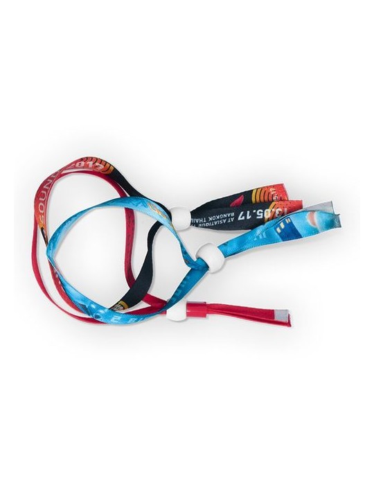 BRACELET INVIOLABLE EN SATIN - SUBLIMATION 2 FACES