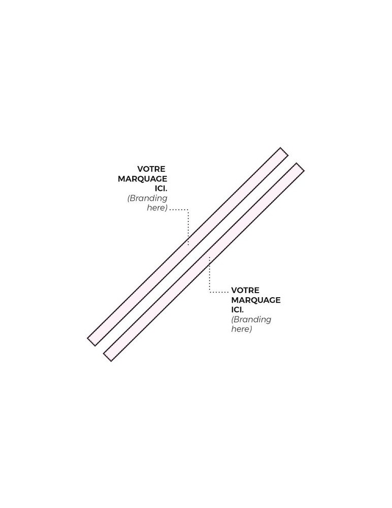 BRACELET INVIOLABLE EN SATIN - SUBLIMATION 2 FACES