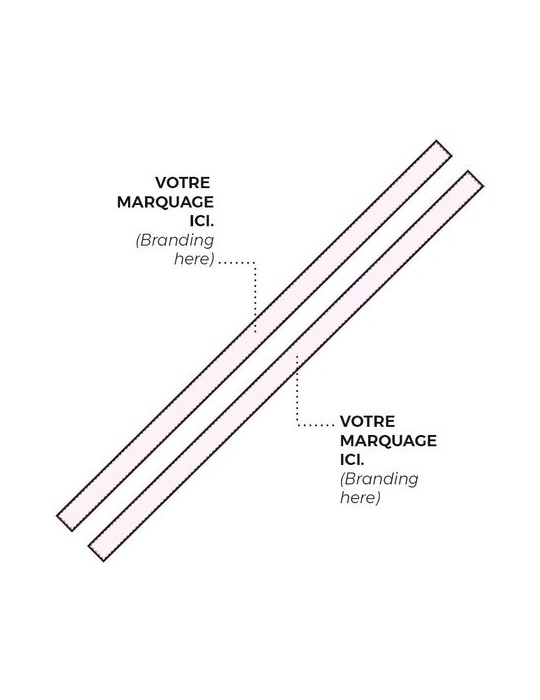 BRACELET INVIOLABLE EN SATIN - SUBLIMATION 2 FACES