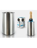 RAFRAICHISSEUR A BOUTEILLES - SEAU A GLACONS Matières : inox personnalisable avec votre logo