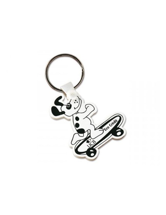 PORTE CLES PERSONNALISABLE DUR (anneau 25 mm)