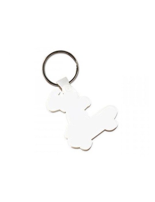 PORTE CLES PERSONNALISABLE DUR (anneau 25 mm)