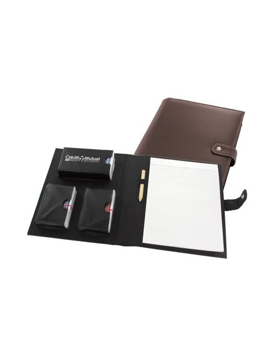 ETUI AVEC 3 JEUX DE CARTES, BLOC PAPIER ET CRAYON