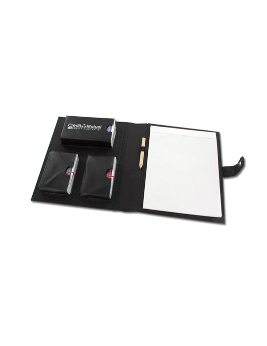 ETUI AVEC 3 JEUX DE CARTES, BLOC PAPIER ET CRAYON