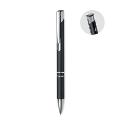 Stylo à bille  en aluminium recyclé personnalisable - BERN RA Matières : aluminium recyclé  Couleurs : noir livraison express 24