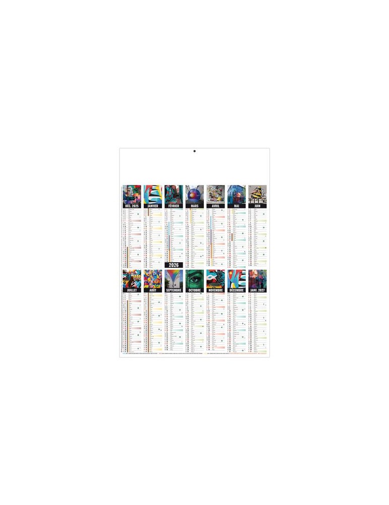 MARIANNE POP 2026 - MIDI 335 x 430 mm - CC REMBORDE - VERSO VIN - SANS MARQUAGE - IDENTIQUE RECTO VERSO