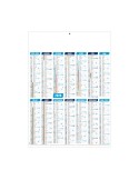 MARIANNE BLEU 2026 - MIDI 335 x 430 mm - CC REMBORDE - VERSO REGIONS - SANS MARQUAGE - IDENTIQUE RECTO VERSO cadeau client origi