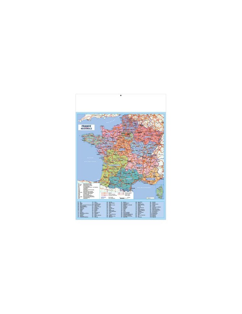 MARIANNE BLEU 2026 - MIDI 335 x 430 mm - CC REMBORDE - VERSO REGIONS - SANS MARQUAGE - IDENTIQUE RECTO VERSO