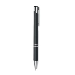 Stylo à bille  en aluminium recyclé personnalisable - BERN RA Matières : aluminium recyclé  Couleurs : noir objet promo petit bu