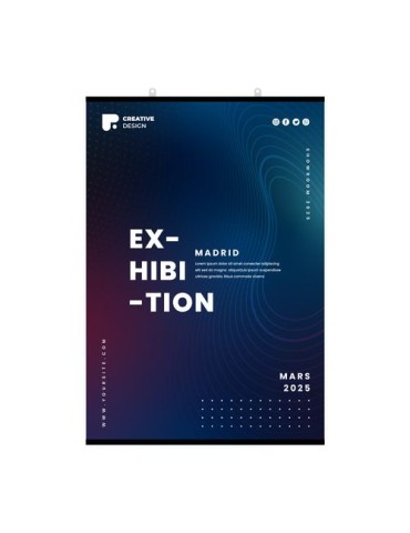 AFFICHES - XXL 500 x 700 mm - IMPRESSION QUADRI RECTO SEUL - PAPIER 135G SATIMAT - AVEC DECOUPE