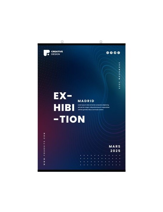 AFFICHES - XXL 500 x 700 mm - IMPRESSION QUADRI RECTO SEUL - PAPIER 135G SATIMAT - AVEC DECOUPE