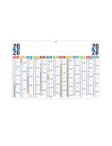 MAXIMILIEN 2026 - MAXI 650 x 405 mm - LEGER 400G - DOS FRANCE REGIONS - SANS MARQUAGE - 1 TROU EN TETE cadeau entreprise pas che