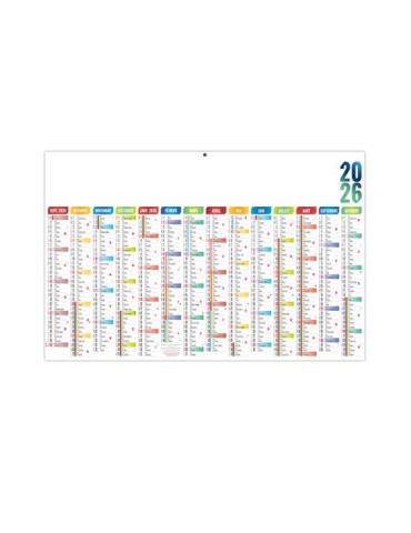 SCO-CASIMIR 2026 - MAXI 650 x 405 mm - LEGER 400G - DOS URGENCE - SANS MARQUAGE - 1 TROU EN TETE 2