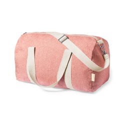 Sac Sportif Éco-responsable en Coton Recyclé Personnalisé Golduck Matières : coton recyclé Couleurs : rouge