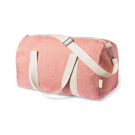 Sac Sportif Éco-responsable en Coton Recyclé Personnalisé Golduck Matières : coton recyclé Couleurs : rouge