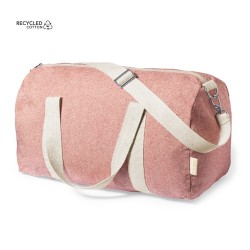 Sac Sportif Éco-responsable en Coton Recyclé Personnalisé Golduck Matières : coton recyclé Couleurs : rouge 2
