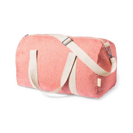 Sac Sportif Éco-responsable en Coton Recyclé Personnalisé Golduck Matières : coton recyclé Couleurs : rouge cadeau collaborateur