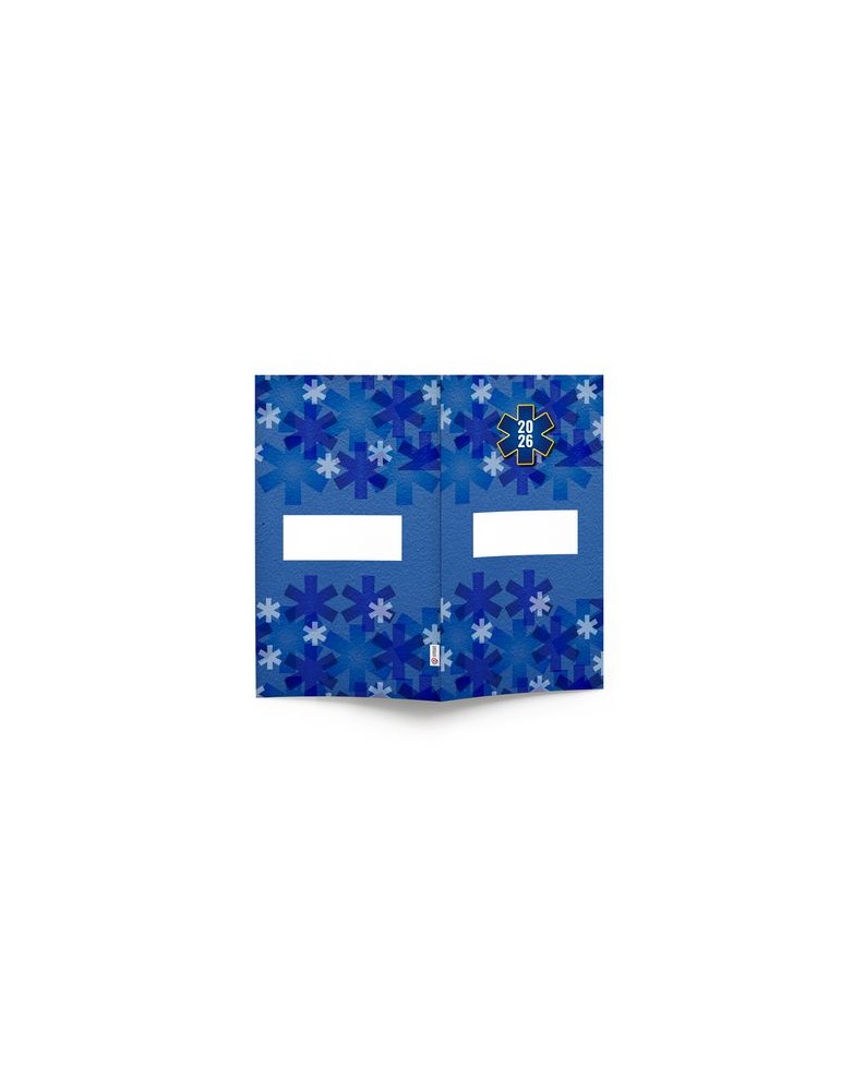 AGENDA ECO POCHE 2026 - THEME PHARMA-1 - 95 x 165 mm - QUINZAINIER 64 PAGES - COUVERTURE 380g QUADRI PAGES 1 ET 4 - PELLICULAGE 