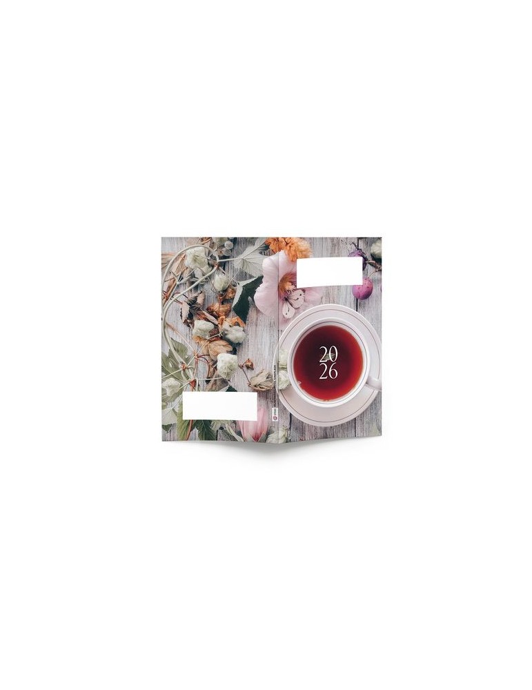 AGENDA ECO POCHE 2026 - THEME PHARMA-1 - 95 x 165 mm - QUINZAINIER 64 PAGES - COUVERTURE 380g QUADRI PAGES 1 ET 4 - PELLICULAGE 