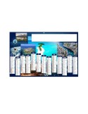 PARADIS TERRESTRES 2026 - MAXI 650 x 405 mm - LEGER 400G - DOS ECOGESTES - SANS MARQUAGE - 1 TROU EN TETE