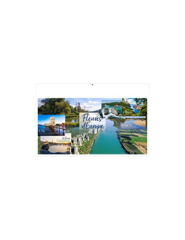 PARADIS TERRESTRES 2026 - MAXI 650 x 405 mm - LEGER 400G - DOS ECOGESTES - SANS MARQUAGE - 1 TROU EN TETE