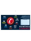 PARADIS TERRESTRES 2026 - MAXI 650 x 405 mm - LEGER 400G - DOS ECOGESTES - SANS MARQUAGE - 1 TROU EN TETE goodies entreprise des