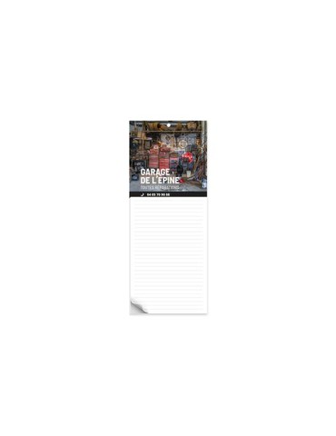 BLOC SUSPENDU MAGNETIQUE - MAXI 205x310mm - SANS DECOUPE - BLOC 30 FEUILLETS VIERGES accessoire événementiel unique